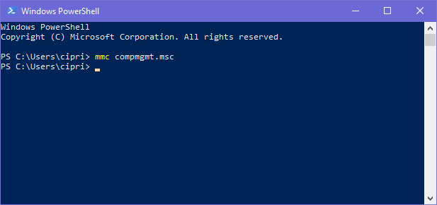 how to computer management windows 10