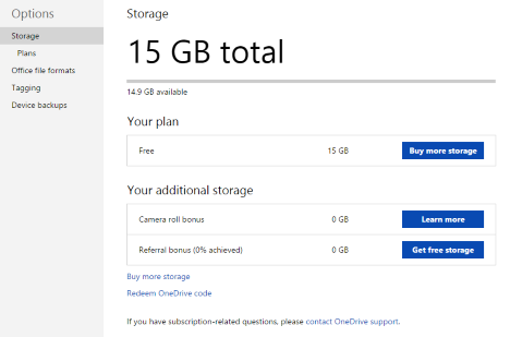 OneDrive, website, configure, storage, format, tag, photo