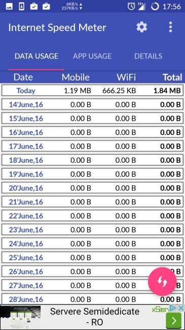 Android, internet, connection, test, speed, measure, download, upload