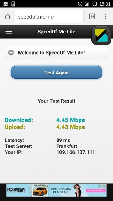 Android, internet, connection, test, speed, measure, download, upload