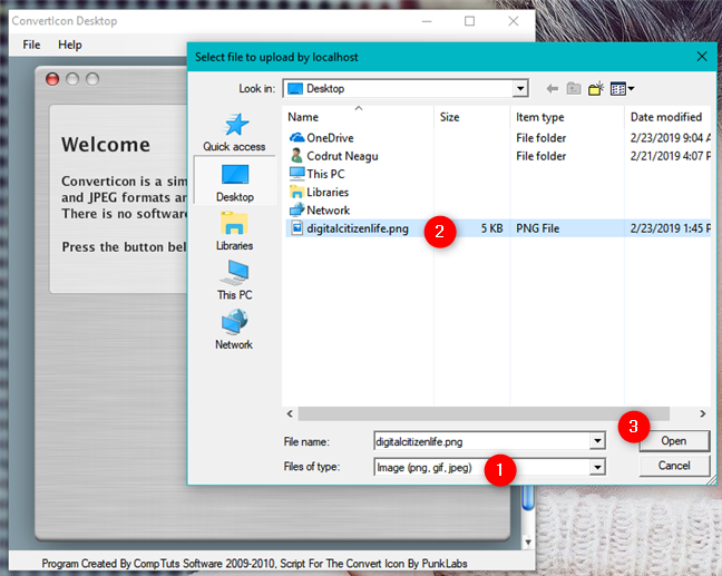 2 Ways To Convert Png Svg Jpg Files To Ico Files In Windows Digital Citizen