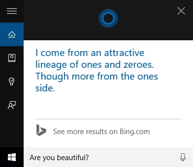 Cortana, fun, questions, commands, Windows 10