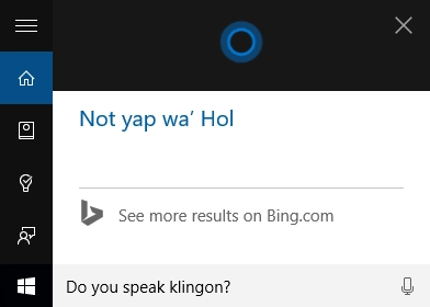 Cortana, fun, questions, commands, Windows 10
