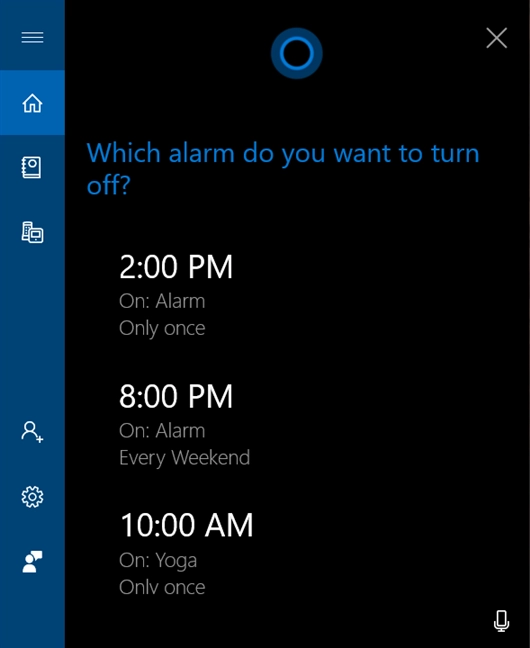 Turn off an active alarm