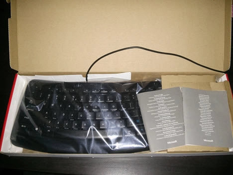 Microsoft, Comfort, Curve, 3000, keyboard, review