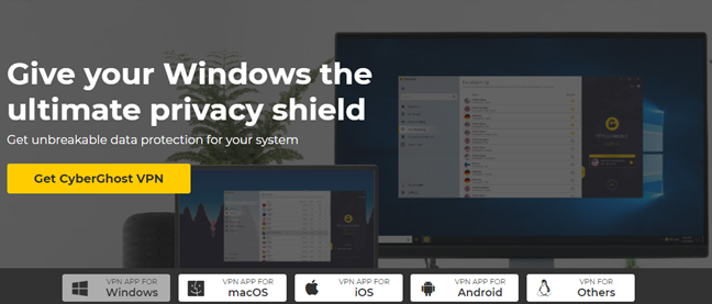 CyberGhost VPN apps