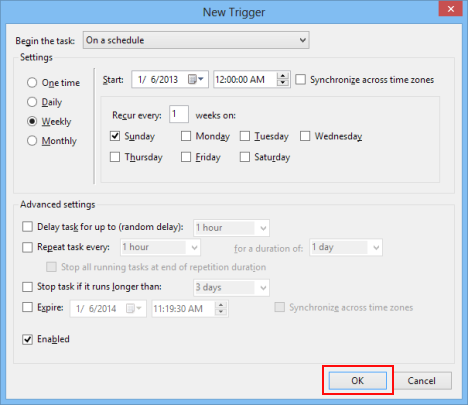 Windows Defender in Windows 8 - Schedule Antivirus Scan