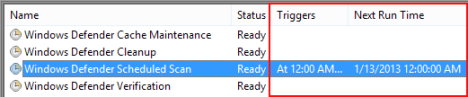 Windows Defender in Windows 8 - Schedule Antivirus Scan