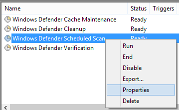 Windows Defender in Windows 8 - Schedule Antivirus Scan