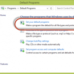 Windows 7, Windows 8.1, programs, defaults, file extensions, protocols, Default Programs