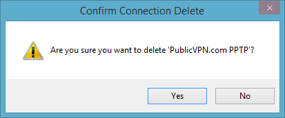 Windows 8, Windows 8.1, VPN, Network, Connection, delete, remove, PPPOE