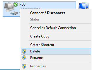 Windows 8, Windows 8.1, VPN, Network, Connection, delete, remove, PPPOE