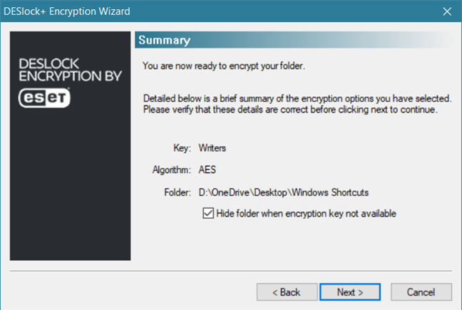 ESET EndPoint Encryption, DESlock