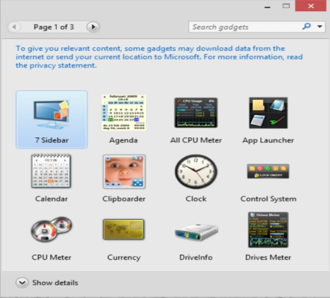 8gadgetpack - Desktop Gadgets in Windows 8