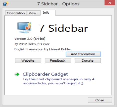 8gadgetpack - Desktop Gadgets in Windows 8