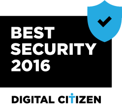 Digital Citizen, awards, best, security, product, antivirus, Windows, 2016