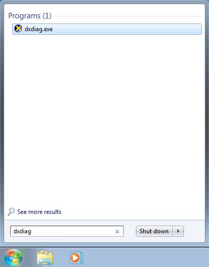 DirectX Diagnostic Tool, dxdiag, Windows