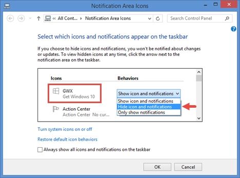 Windows 10, disable, remove, reserve, upgrade, app, notification