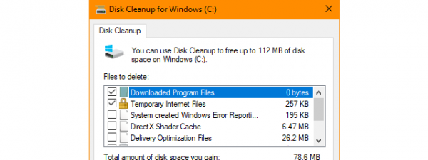 Disk Cleanup