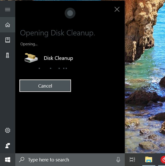 Disk Cleanup, Windows