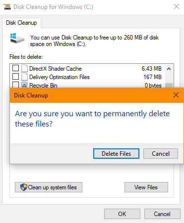 Disk Cleanup, cleanmgr.exe, Windows