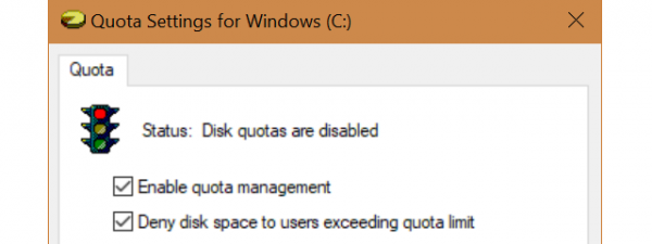 Disk quota