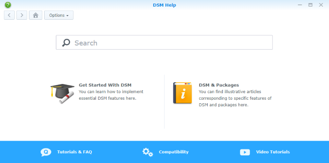 DSM Help documentation