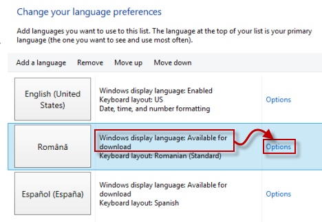 Windows 8 - Display Language