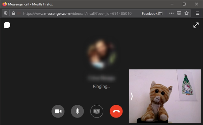 Using an Android phone as a webcam on Facebook Messenger on PC