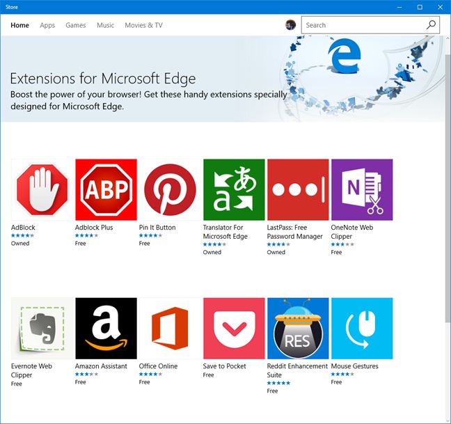 Microsoft Edge, missing features, weak spots, problems, Windows 10