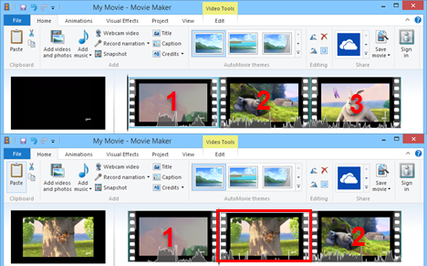 Windows, Movie Maker, edit, videos