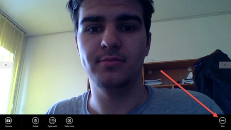 Windows 8.1, Camera, app, webcam, pictures, video, edit, fix, trim