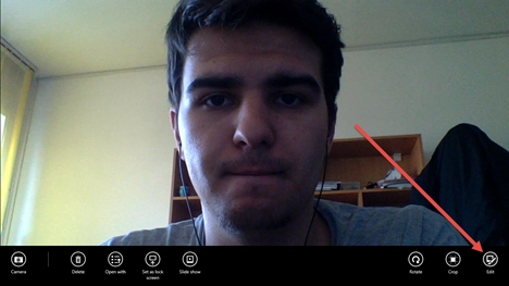 Windows 8.1, Camera, app, webcam, pictures, video, edit, fix, trim