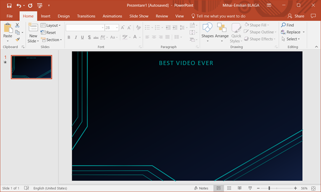 PowerPoint, Embed, video