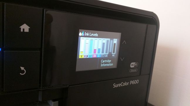 Epson SureColor P600, wide, format, photo, inkjet, printer