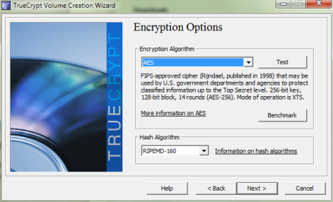 TrueCrypt Volume Creation Wizard