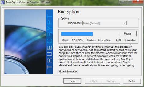 TrueCrypt Volume Creation Wizard