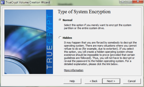 TrueCrypt Volume Creation Wizard