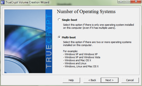 TrueCrypt Volume Creation Wizard