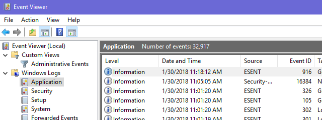 Event Viewer