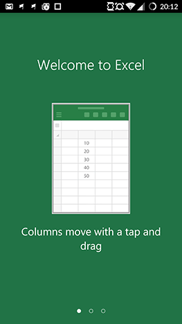 Android, Microsoft, Office, Excel, spreadsheet, create, edit, save