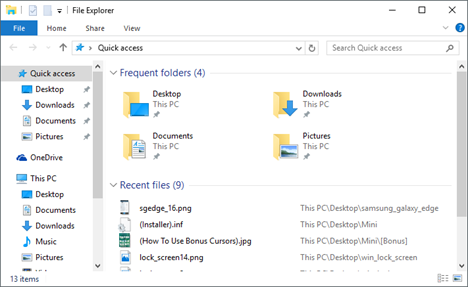 Windows 10, file, explorer, changes, improvements