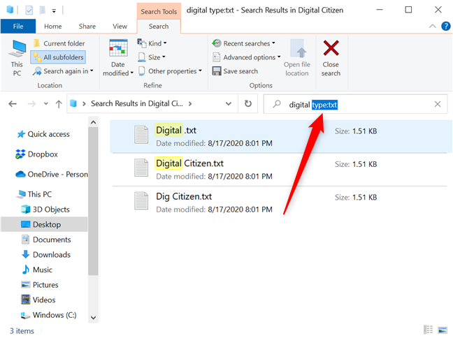 The filters in Other properties require user input