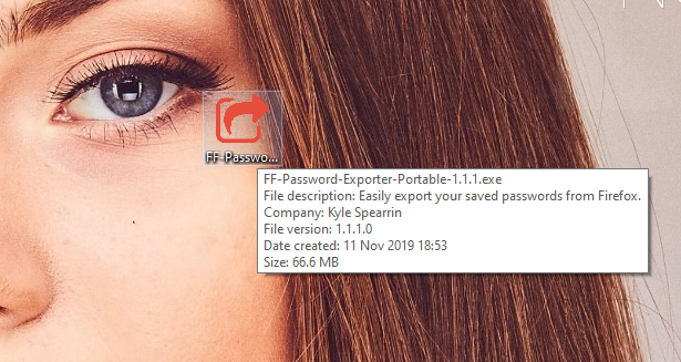 FF Password Exporter Portable