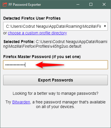 The Firefox Master Password