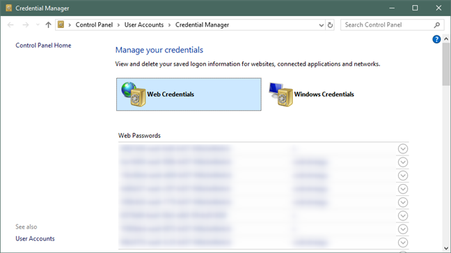 Windows Credential Manager can export the passwords from Edge and Internet Explorer