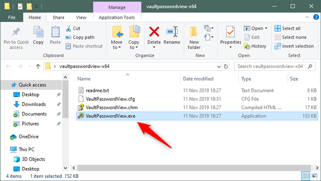 VaultPasswordView offers an easier way to export passwords from Edge and Internet Explorer