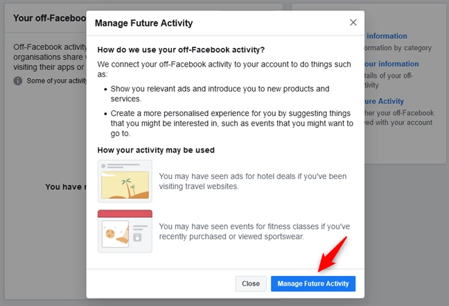 Choosing to Manage Future Activity