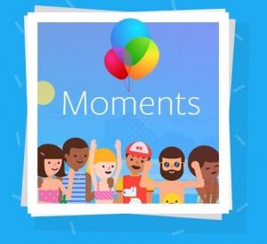 Facebook, Moments, app, smartphone, mobile