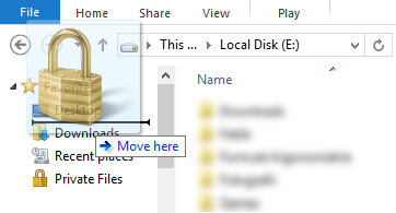 Windows Explorer, File Explorer, Favorites, add, remove, rename, restore